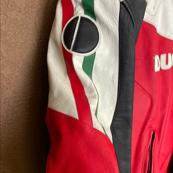 Red and Black Bomber Jacket with Racing Design with the pants - Picture 6 of 12